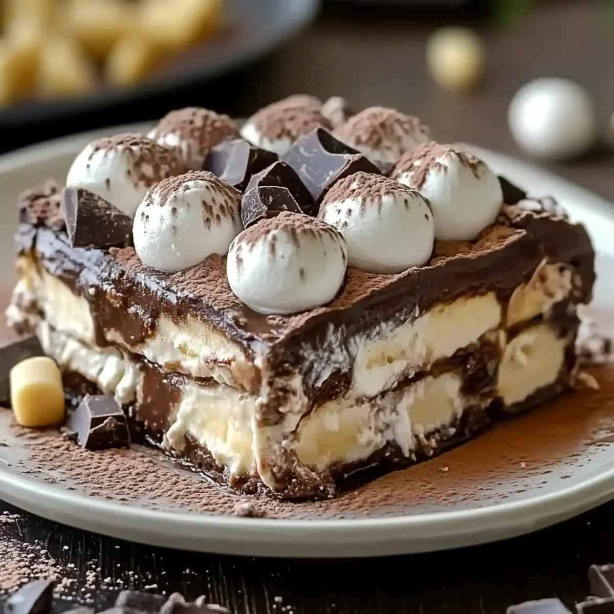 Hot Chocolate Lasagna