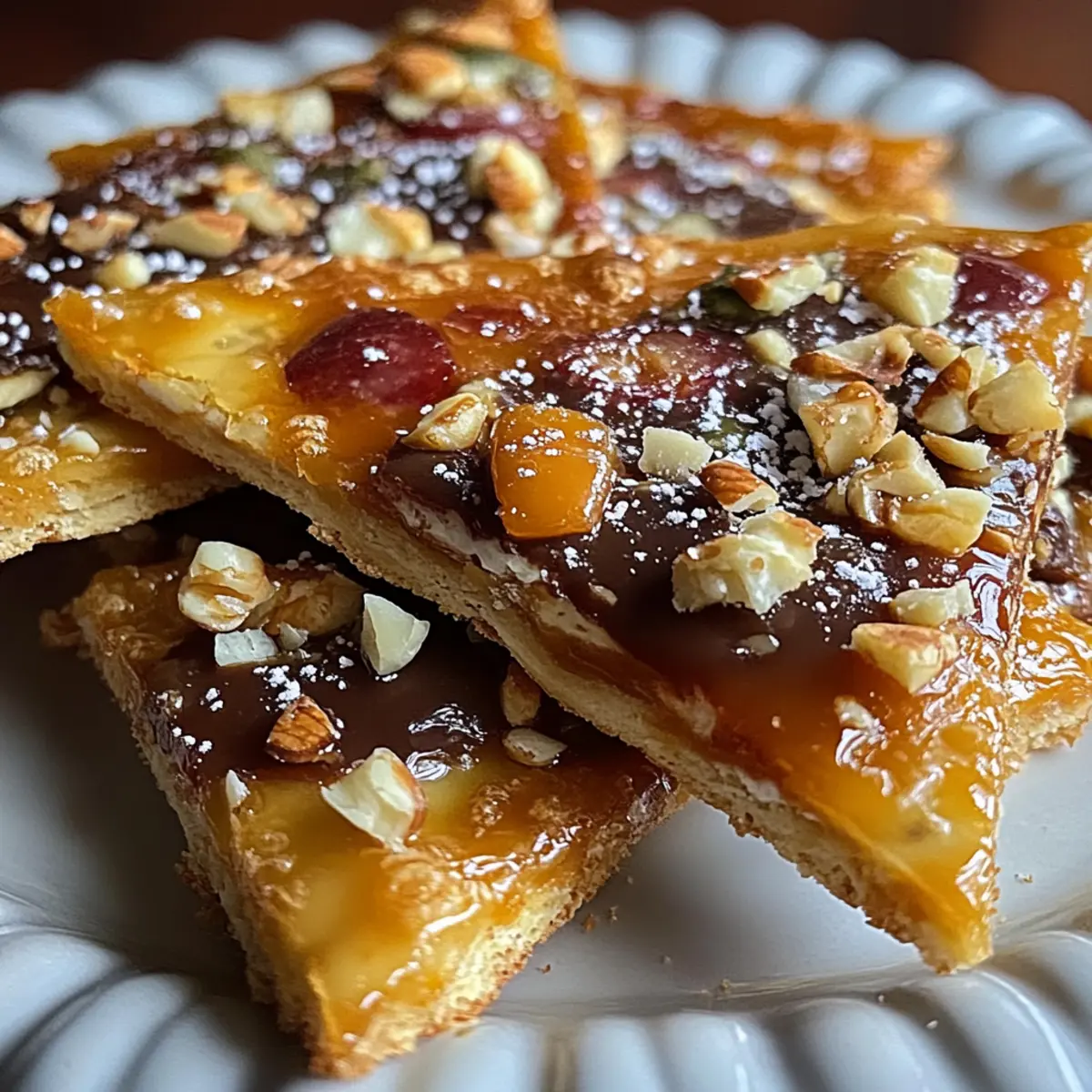 Keto Christmas Saltine Toffee