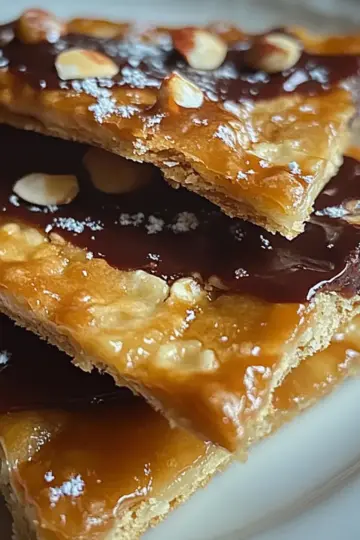 Keto Christmas Saltine Toffee