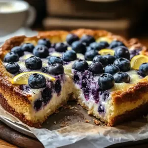 Lemon Blueberry Breakfast Bake