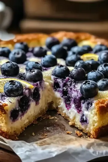 Lemon Blueberry Breakfast Bake