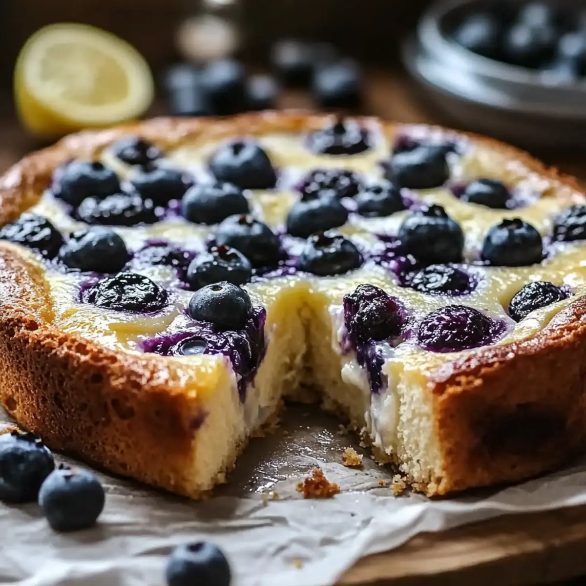 Lemon Blueberry Breakfast Bake