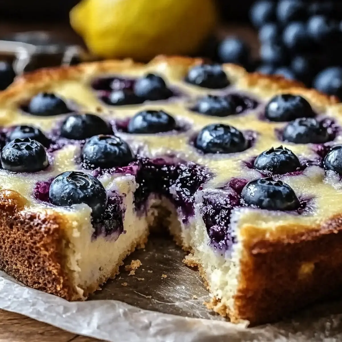 Lemon Blueberry Breakfast Bake