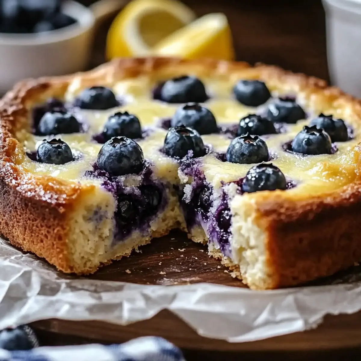 Lemon Blueberry Breakfast Bake