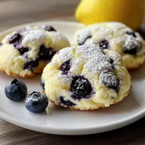 Lemon Blueberry Cheesecake Cookies