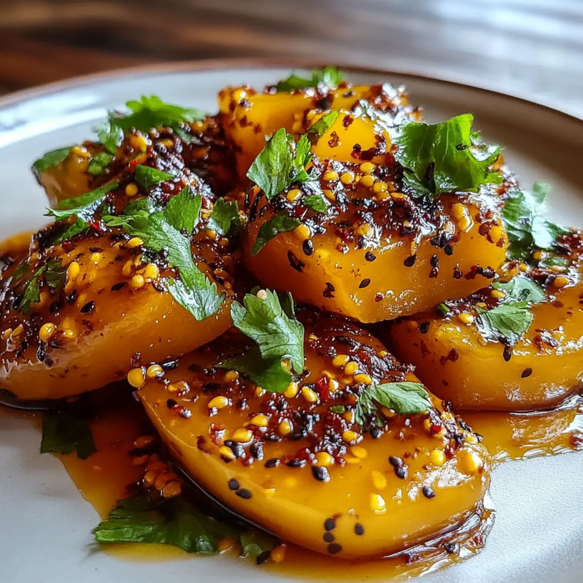 Mango Habanero Honey Garlic Sauce for Grilling