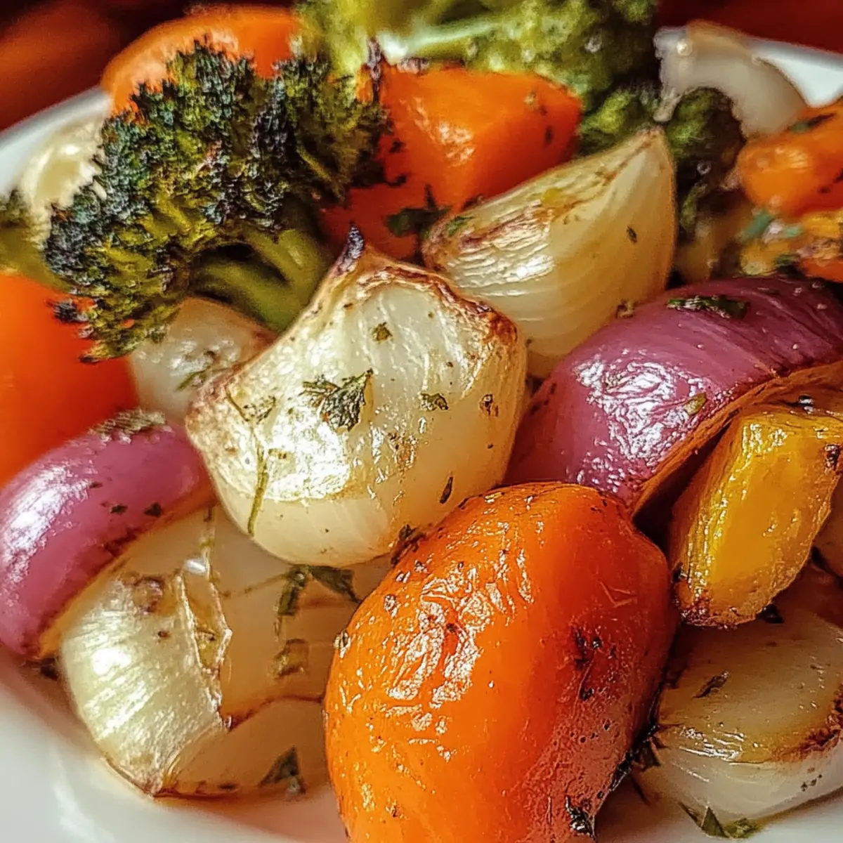 Maple Dijon Roasted Vegetables