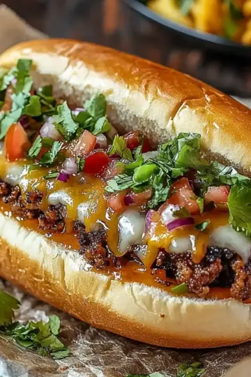 Mexican Chopped Cheese Sandwich