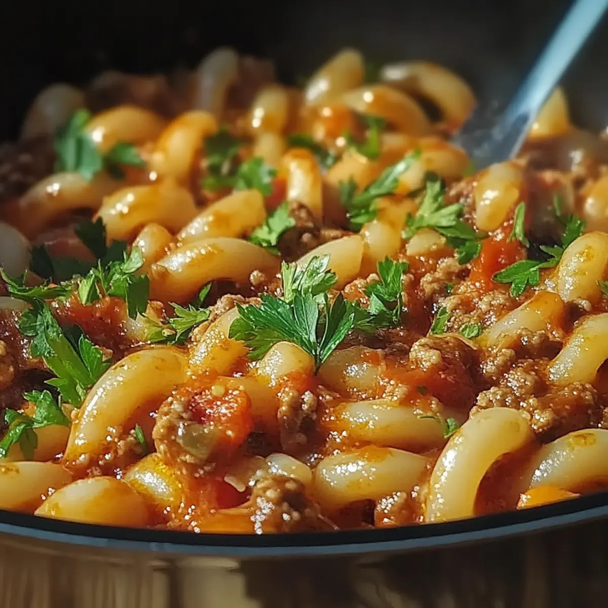 Minced Beef Trottole Pasta
