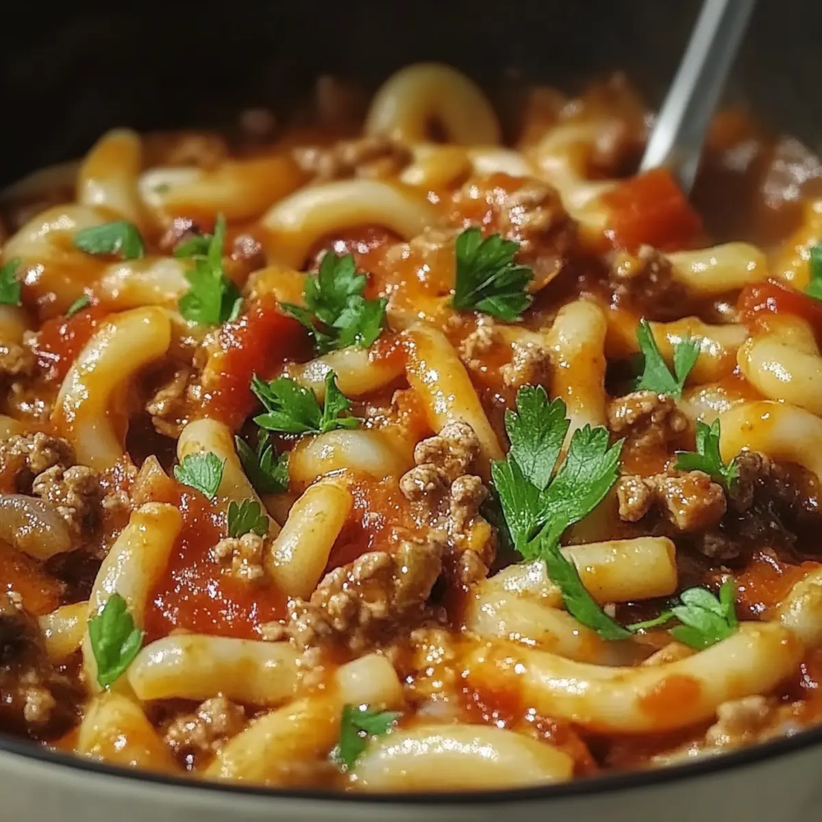 Minced Beef Trottole Pasta