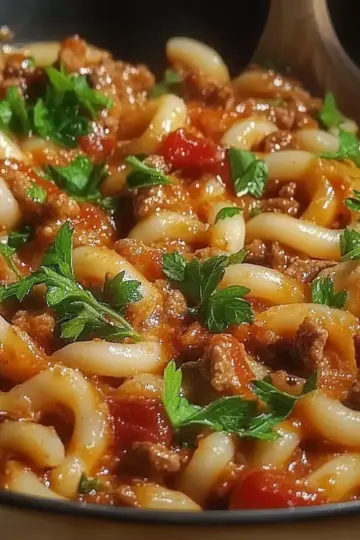 Minced Beef Trottole Pasta