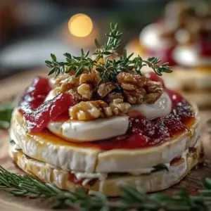 Mini Brie Christmas Trees