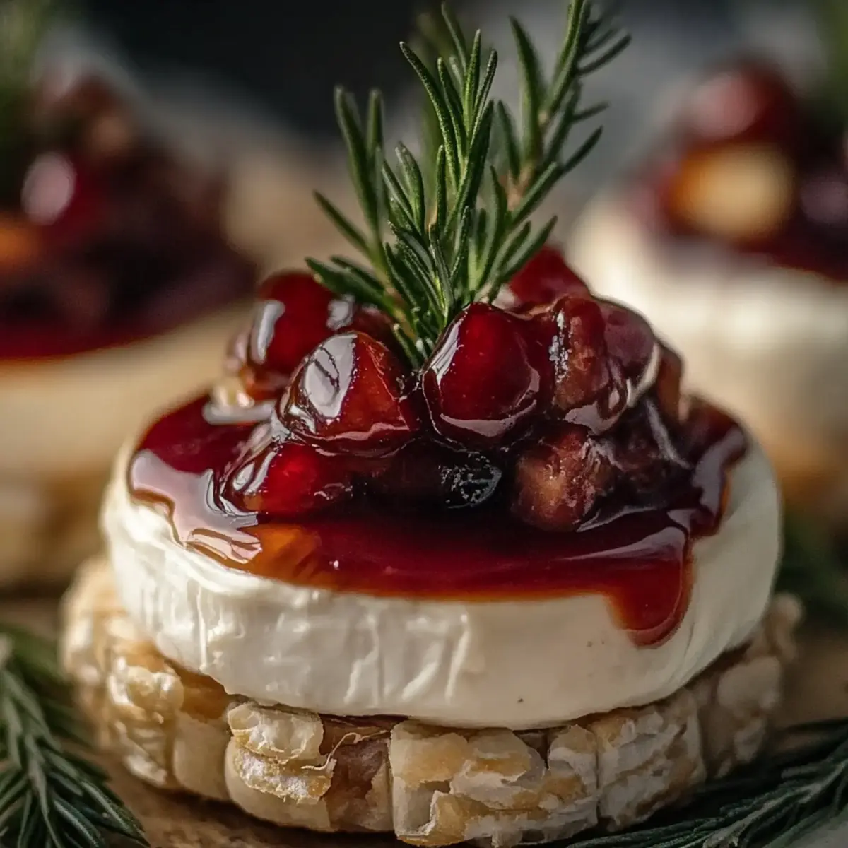 Mini Brie Christmas Trees