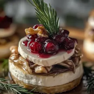 Mini Brie Christmas Trees