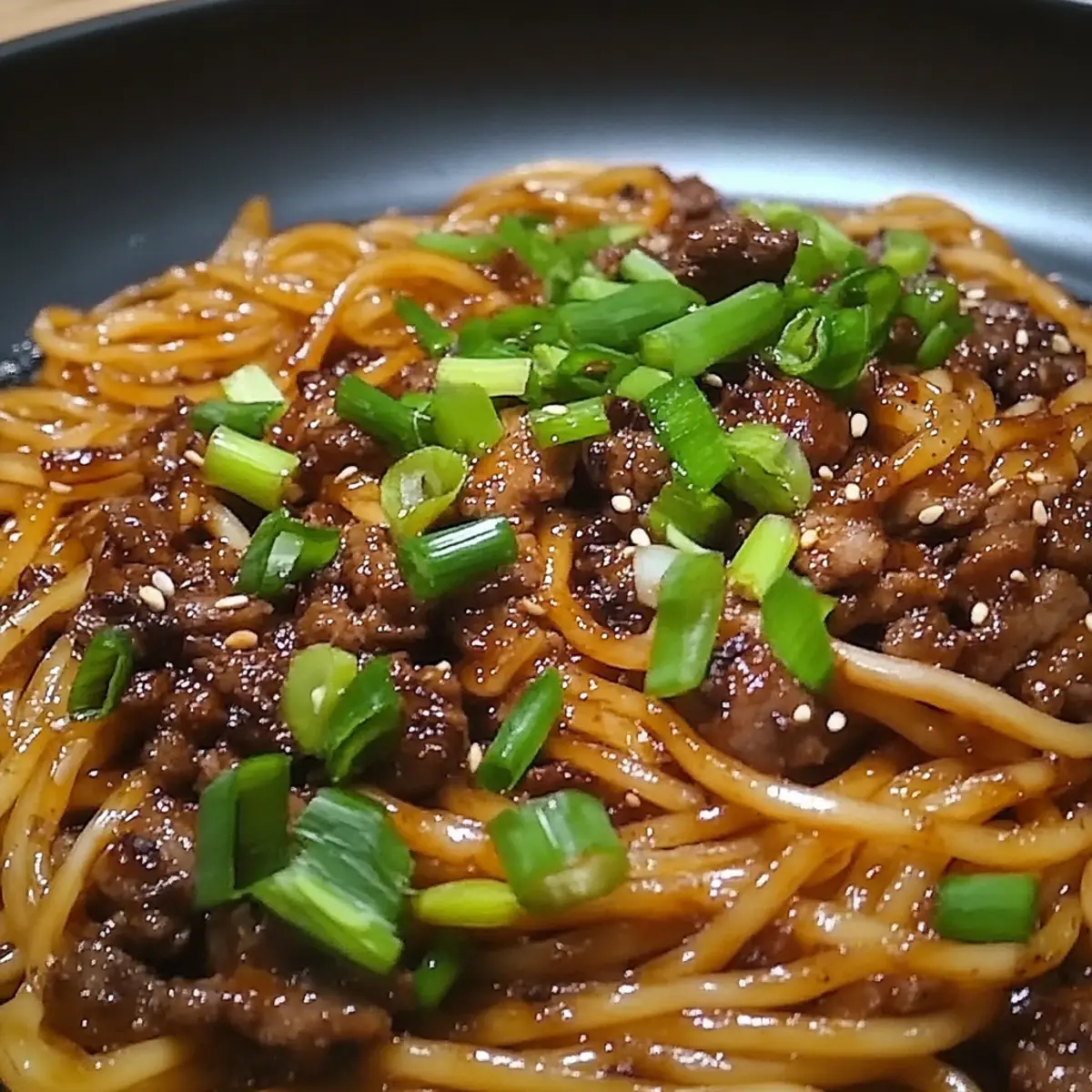 Mongolian Beef Noodles