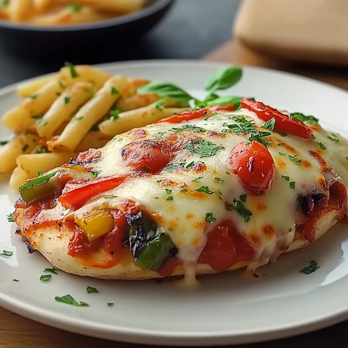 Mushroom Pepper Chicken