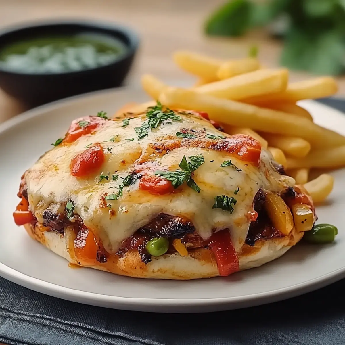 Mushroom Pepper Chicken