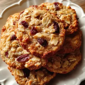 Oatmeal Cranberry Pecan Cookies