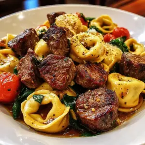 One-Pan Steak Bite Tortellini