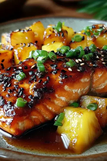 Pineapple Glazed Salmon
