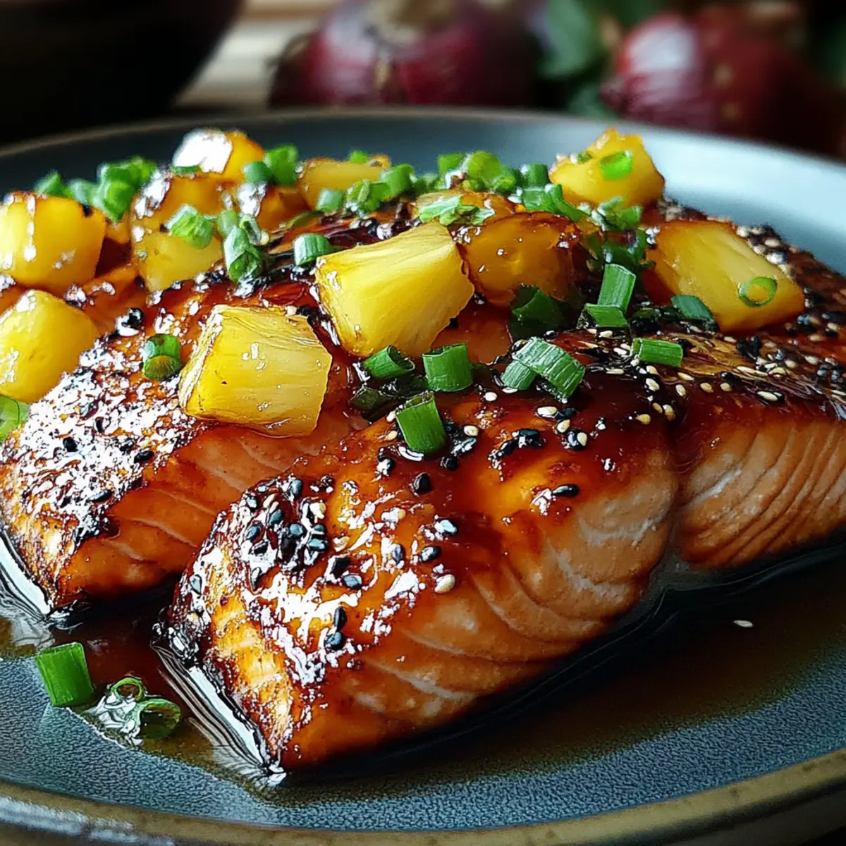 Pineapple Glazed Salmon