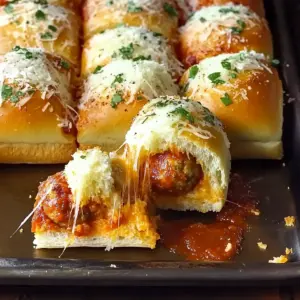 Pull-Apart Meatball Sliders