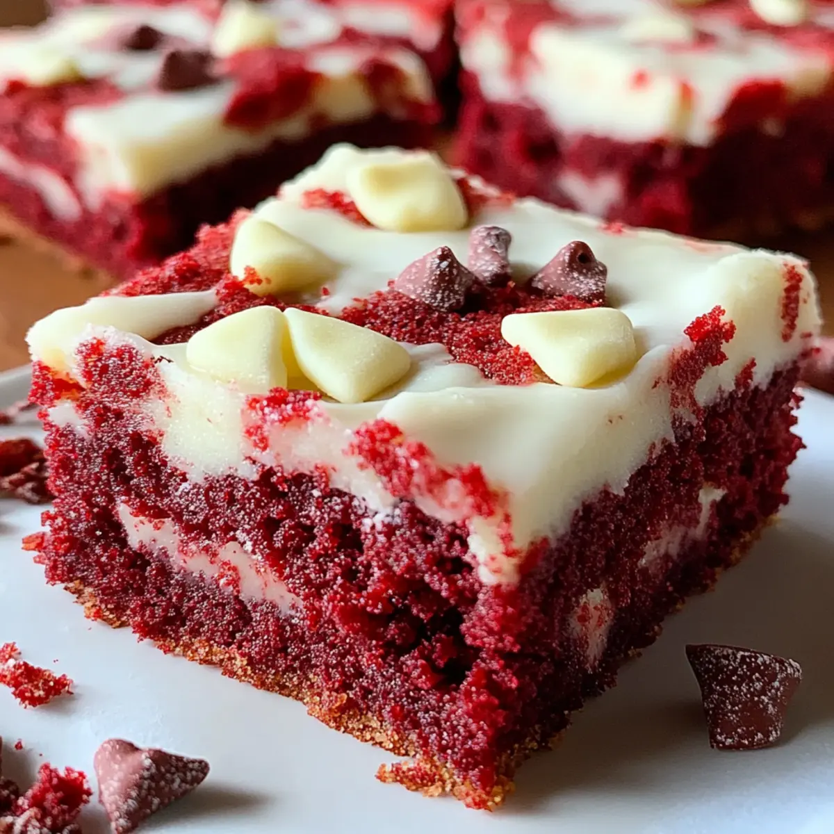 Indulge in Irresistible Red Velvet Cookie Bars Today