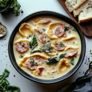 Sausage Tortellini Soup