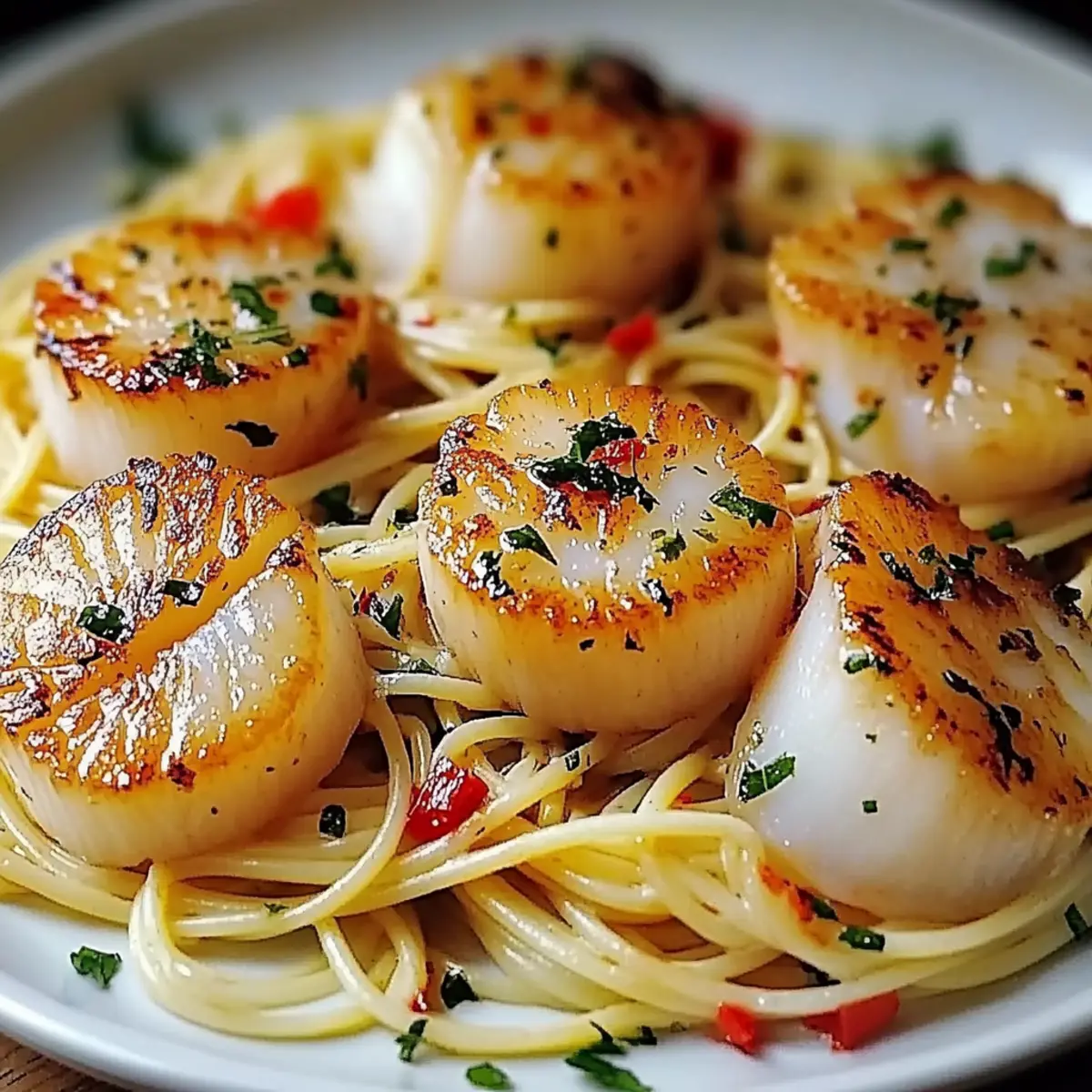 Sea Scallops Pasta