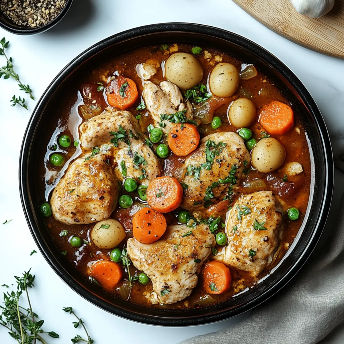 Slow Cooker Chicken Stew