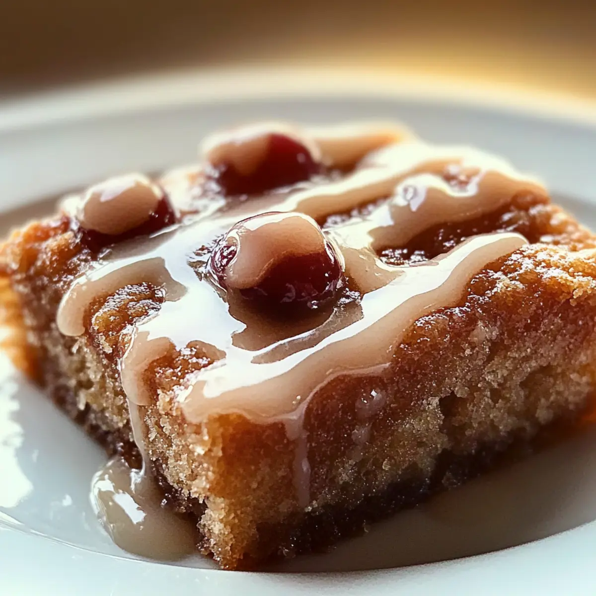 Soft Baked Maple Donut Bars