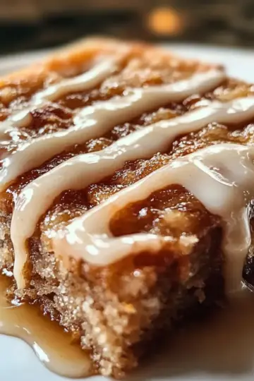 Soft Baked Maple Donut Bars