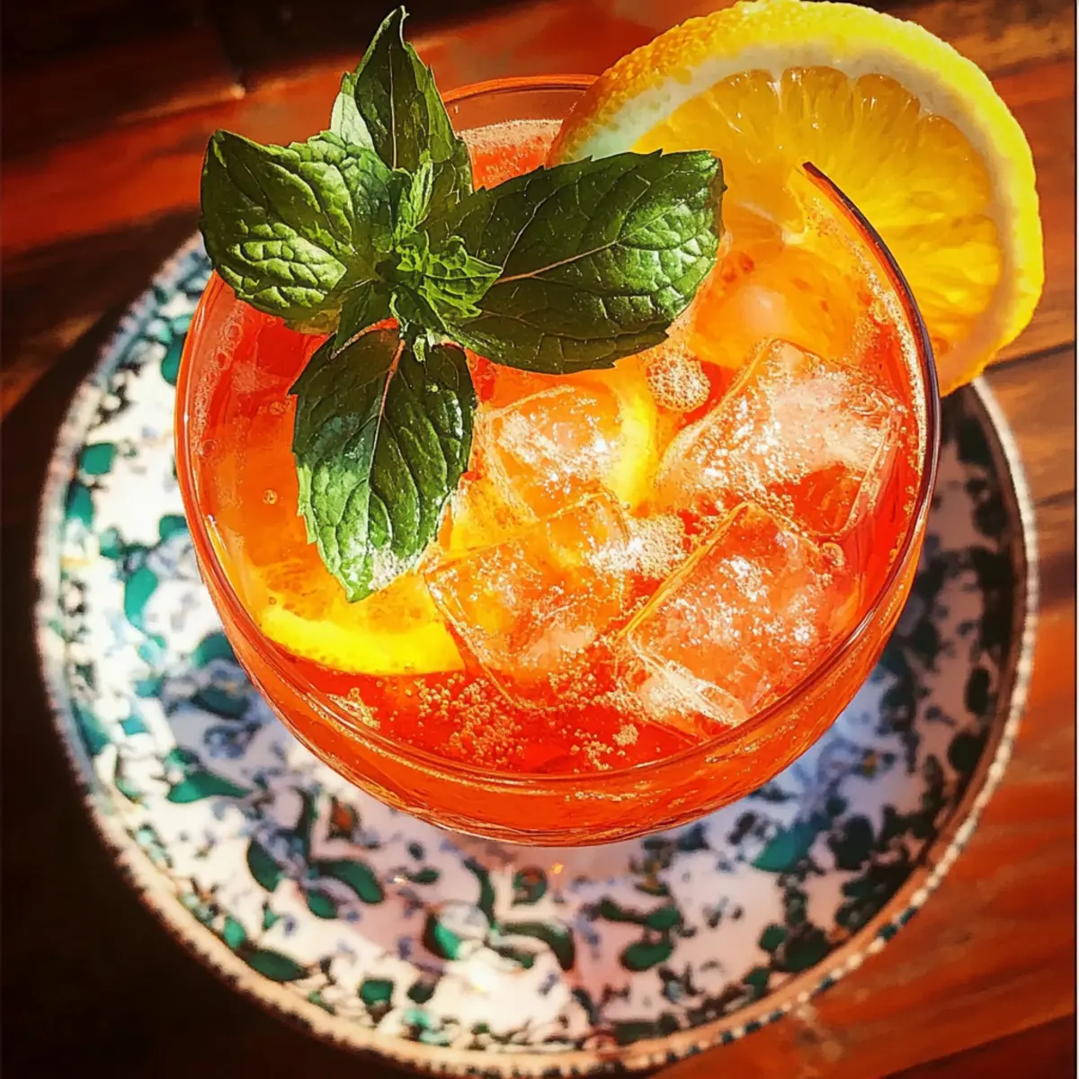 Sparkling Aperol Spritz Cocktail