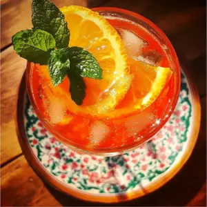 Sparkling Aperol Spritz Cocktail