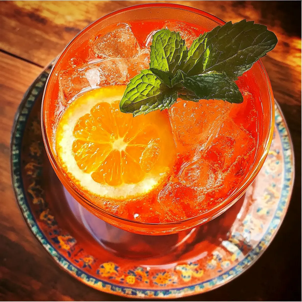 Sparkling Aperol Spritz Cocktail