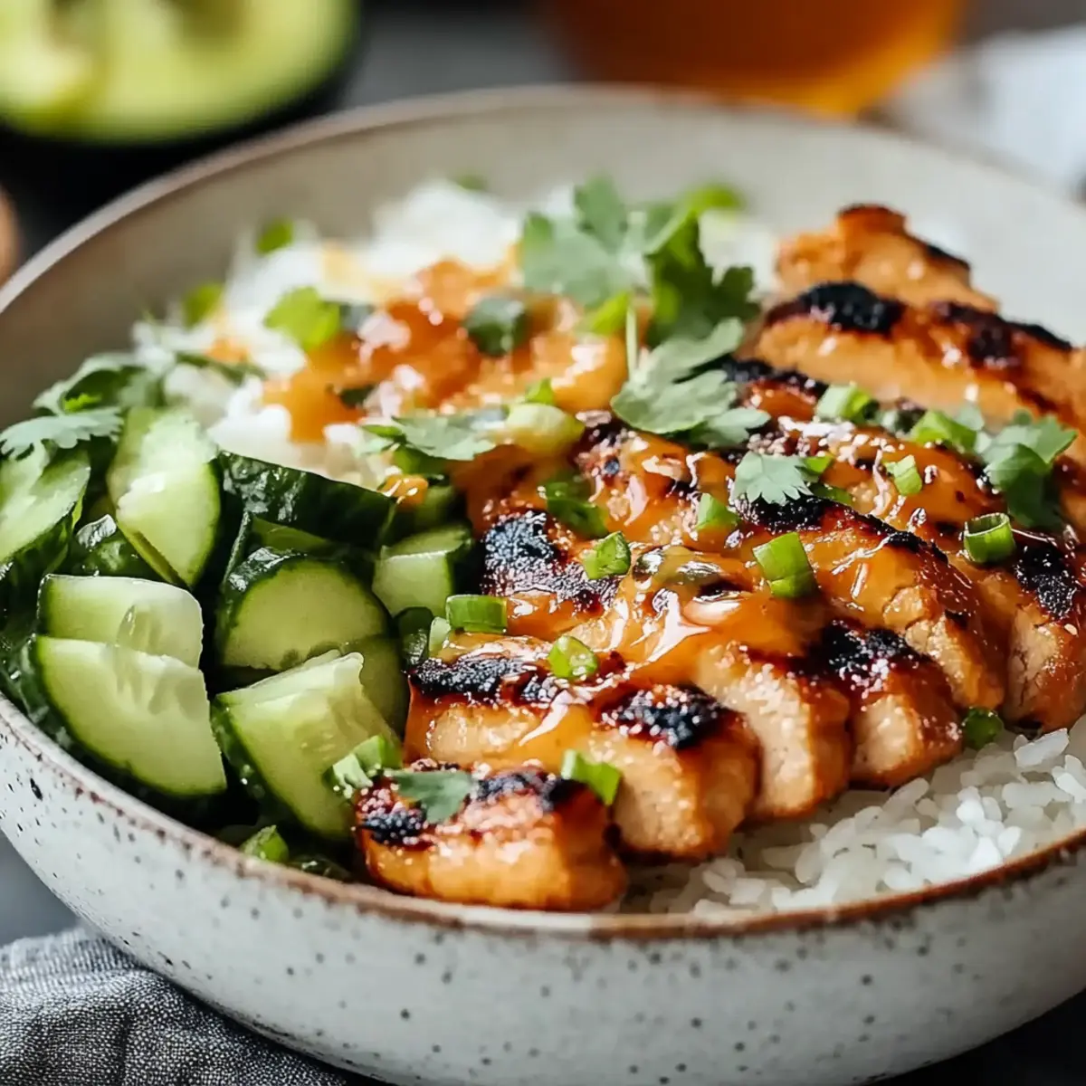Spicy Salmon Bowls
