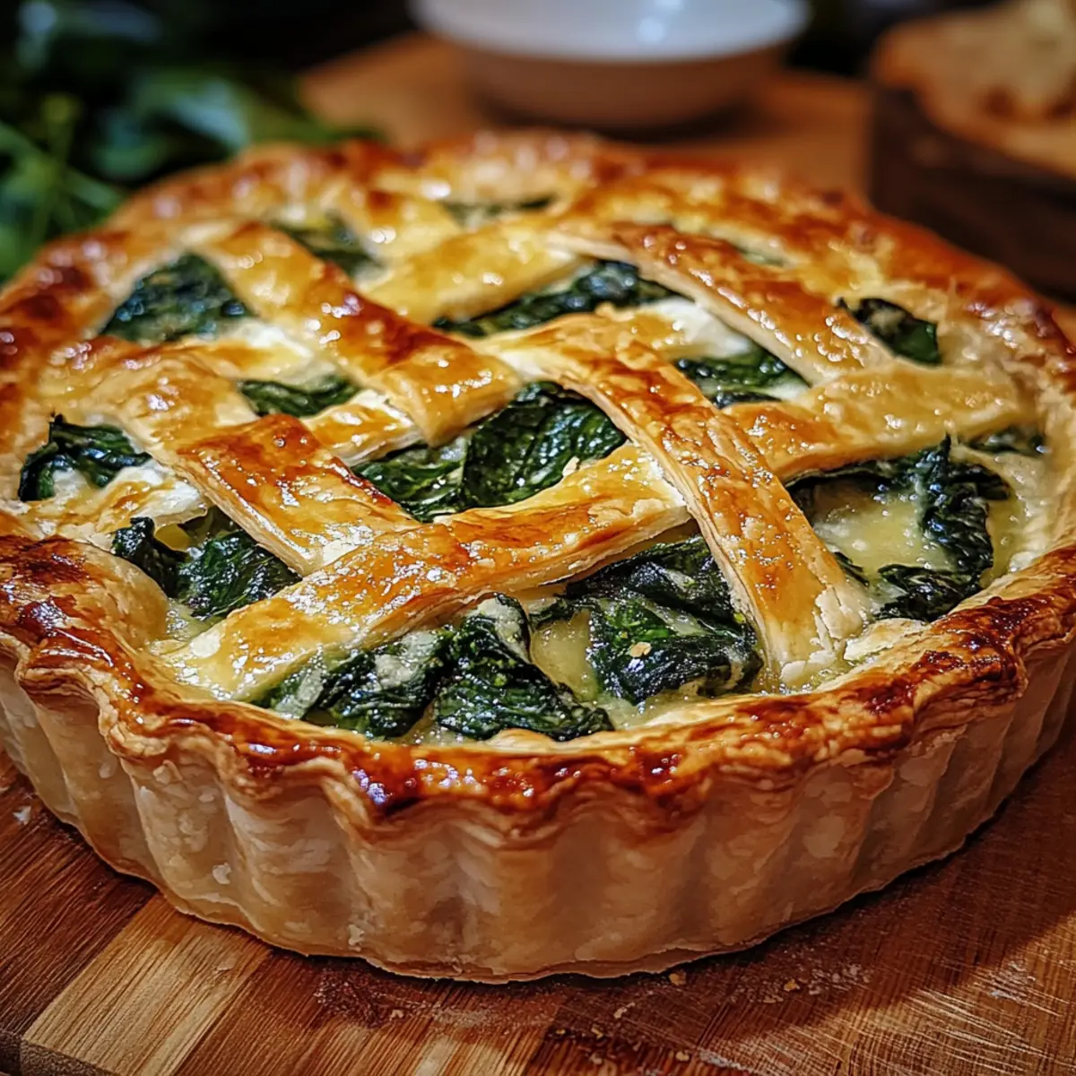 Spinach Stuffed Pie