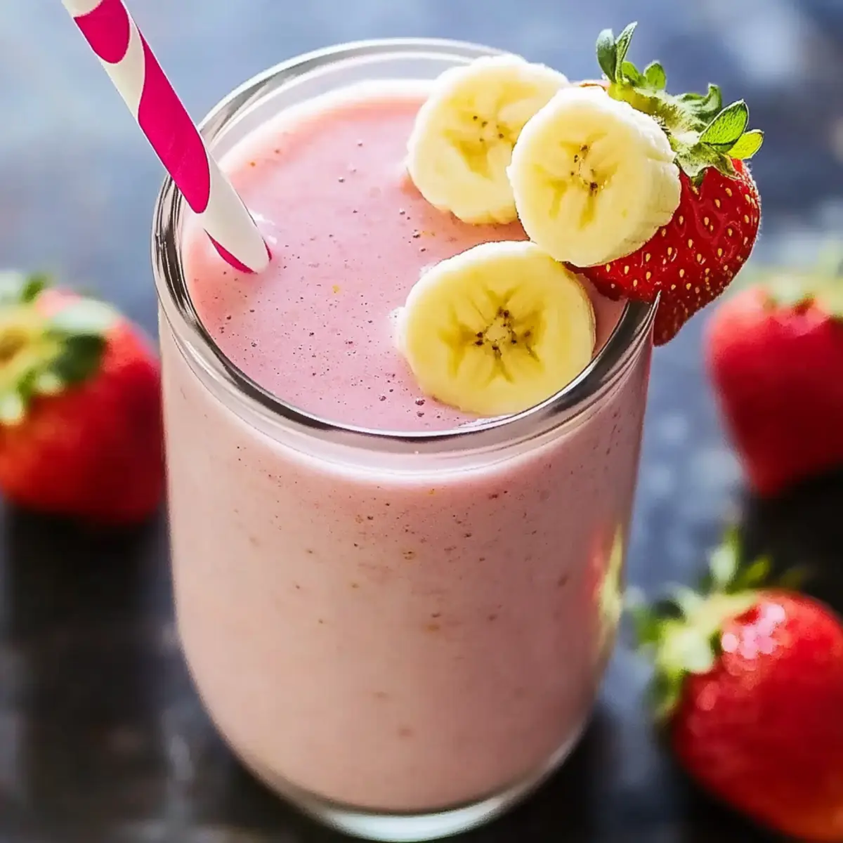 Irresistible Strawberry Banana Smoothie for a Delicious Boost