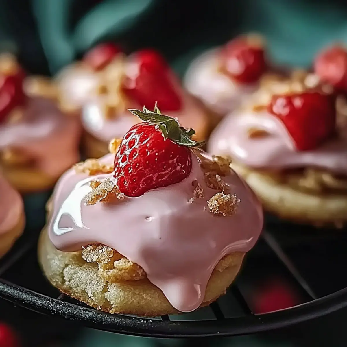 Strawberry Crunch Cookies