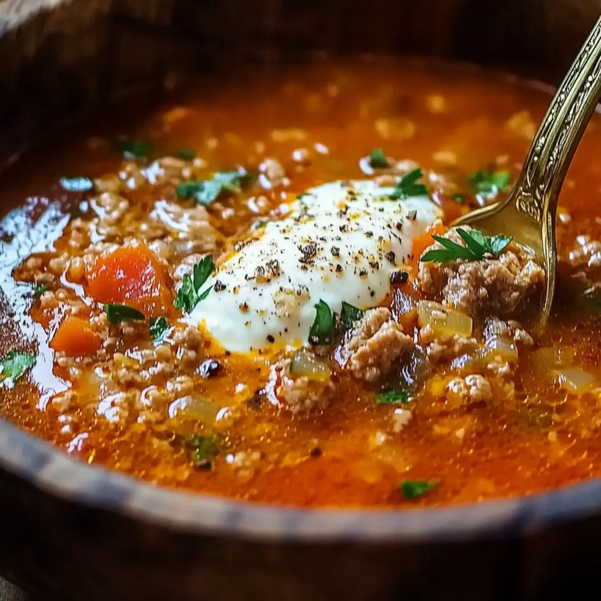 Stuffed Pepper Soup
