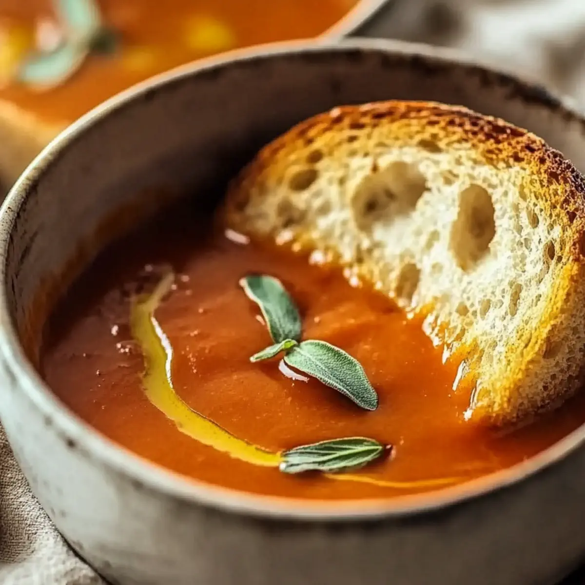 Tomato Soup with Grilled Cheese
