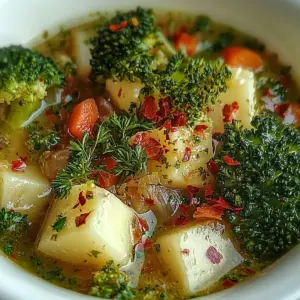 Traditional Italian Broccoli Soup