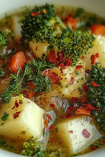 Traditional Italian Broccoli Soup