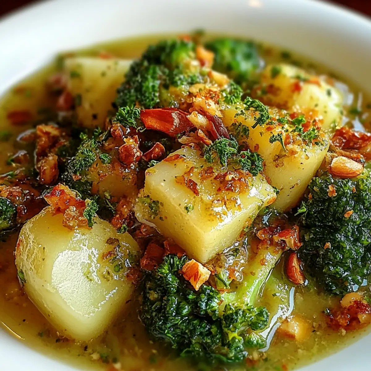 Traditional Italian Broccoli Soup