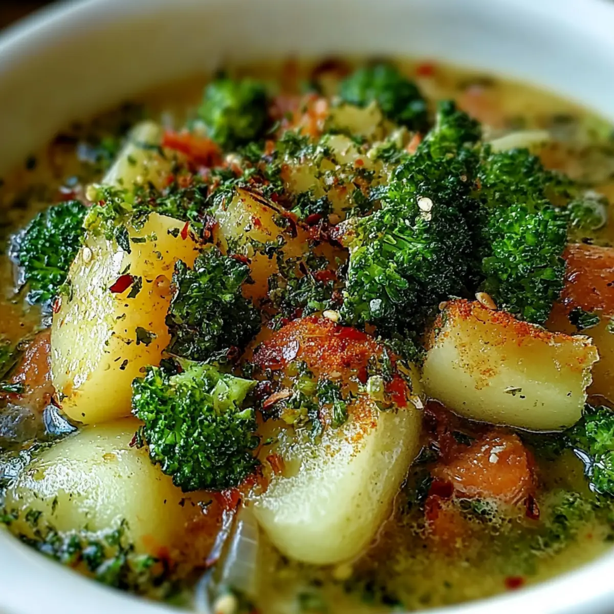 Traditional Italian Broccoli Soup