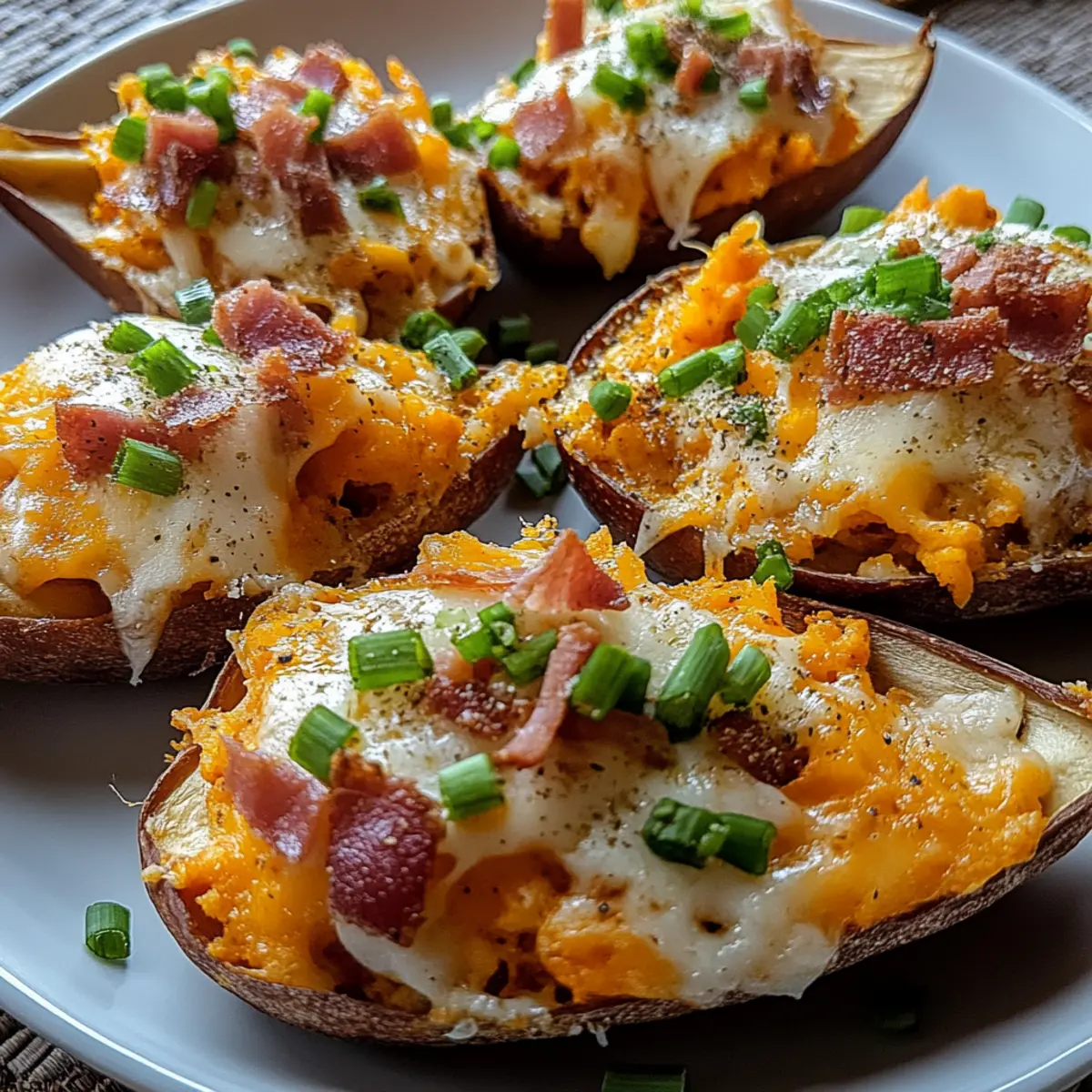 Twice Baked Sweet Potatoes