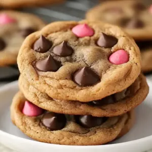 Valentine's Chocolate Chip Cookies