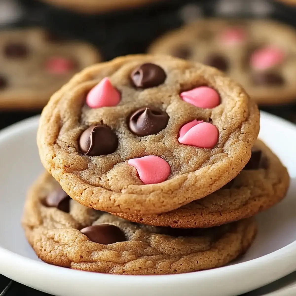 Valentine's Chocolate Chip Cookies