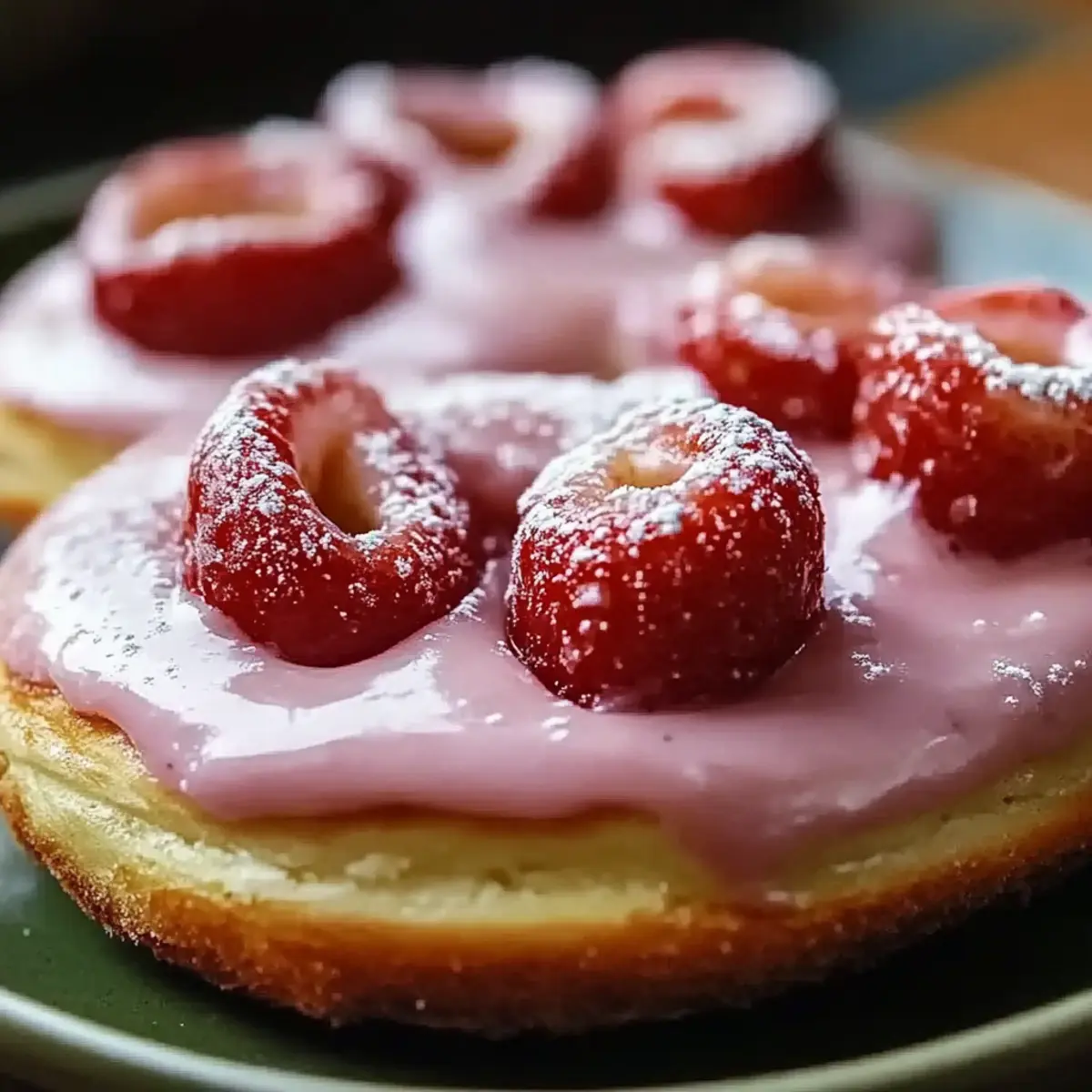 Valentine's Day Strawberry Donuts