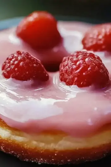Valentine's Day Strawberry Donuts